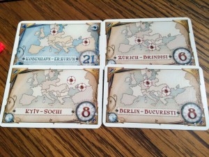 Ticket to Ride Destinations