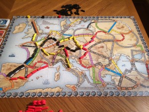 Ticket to Ride Game Board