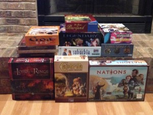 Board Game Pile