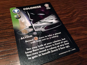 Eminent Domain: Microcosm Action Card