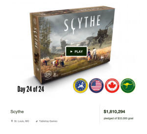 Scythe Kickstarter