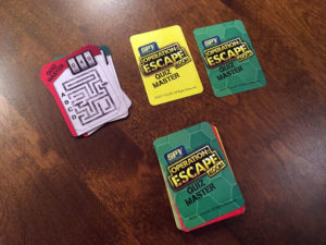 Operation Escape Room Cards