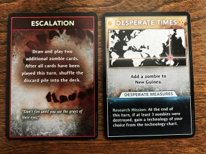 Axis and Allies and Zombies Cards