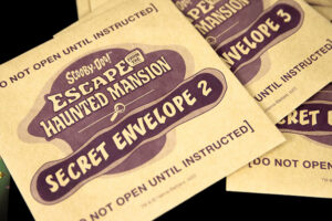 Scooby-Doo Escape the Haunted Mansion Envelopes