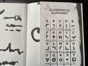 The Book of Rituals Alphabet