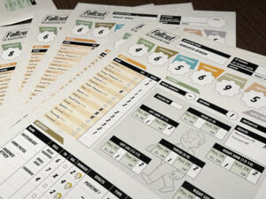 Fallout RPG Character Sheets