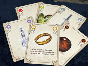 Lord of the Rings Adventure Book Game Cards