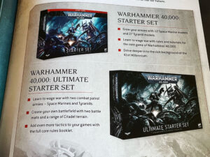 Warhammer 40k Intro Set Book